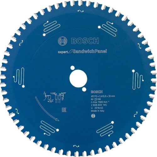 Bosch - Expert Serisi Çelik Levhalı Sandviç Panelleri için Daire Testere Bıçağı 270*30 mm 60 Diş