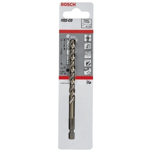 Bosch - Altıgen Şaftlı HSS-Co Merkezleme ucu 120 mm