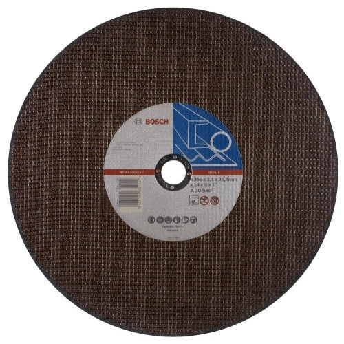 Bosch - 355*25,40*3,1 mm Eko Seri Düz Metal Kesme Diski (Taş) Düz