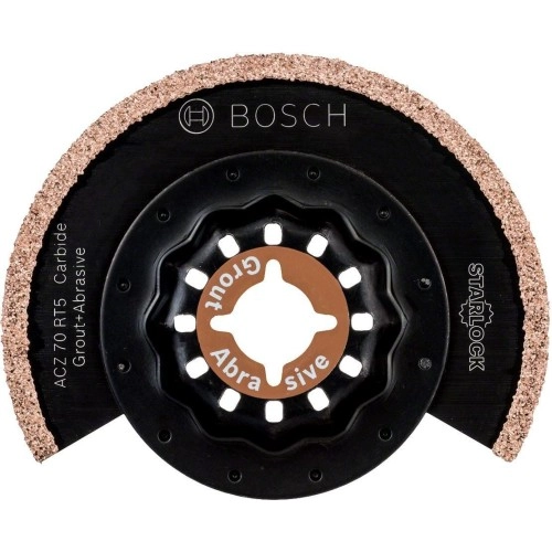 Bosch - Starlock - ACZ 70 RT5 - Carbide RIFF Zımpara Uçlu Dar Kesim Segman Testere Bıçağı 50 Kum Kalınlığı 10'lu