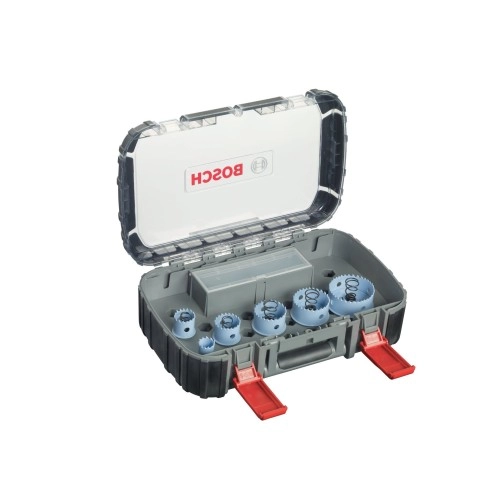 Bosch - Special Serisi Metal ve Inox Malzemeler için, 9 Parçalı Delik Açma Testeresi (Panç) Seti Ø 22-29-35-44-51-64 mm