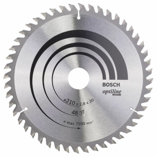 Bosch - Optiline Serisi Ahşap için Daire Testere Bıçağı 210*30 mm 48 Diş