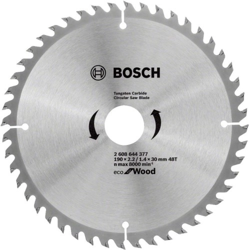 Bosch - Optiline Eco Serisi Ahşap için Daire Testere Bıçağı 190*30 mm 48 Diş