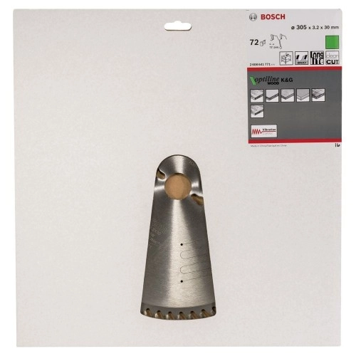 Bosch - Optiline Serisi Ahşap için Daire Testere Bıçağı 305*30 mm 72 Diş
