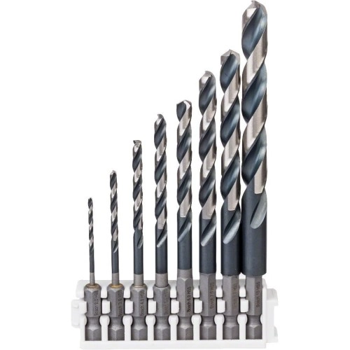 Bosch - Impact Control Serisi HSS Metal Matkap Ucu Seti 8'li - Click