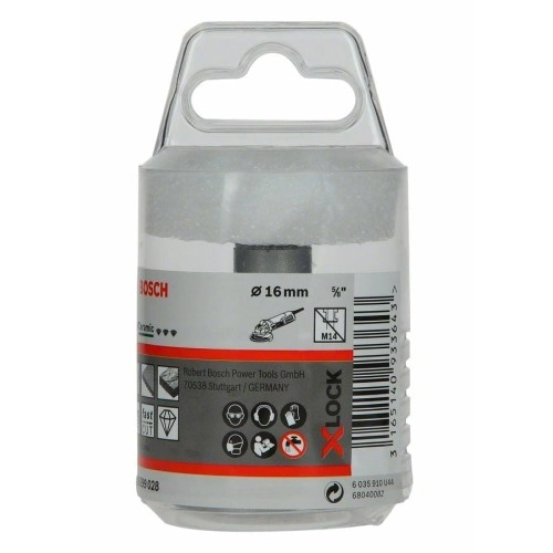 Bosch - X-LOCK - Best Serisi, Taşlama İçin Seramik Kuru Elmas Delici 16*30 mm