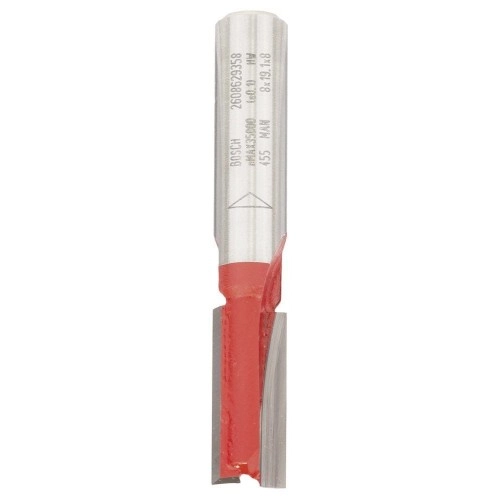 Bosch - Expert Serisi Ahşap İçin Çift Oluklu, Sert Metal Düz Freze Ucu 8*8*52 mm