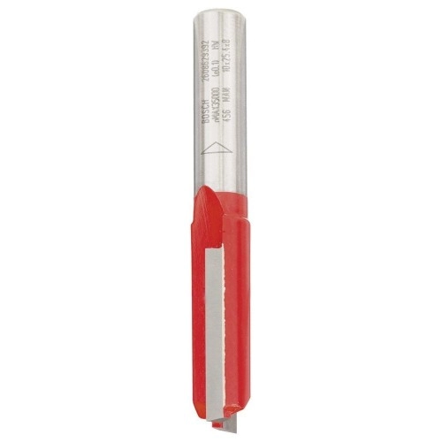 Bosch - Expert Serisi Ahşap İçin Çift Oluklu, Sert Metal Düz Freze Ucu 8*10*62,4 mm