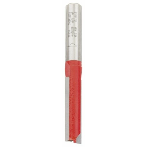Bosch - Expert Serisi Ahşap İçin Çift Oluklu, Sert Metal Düz Freze Ucu 8*10*69 mm