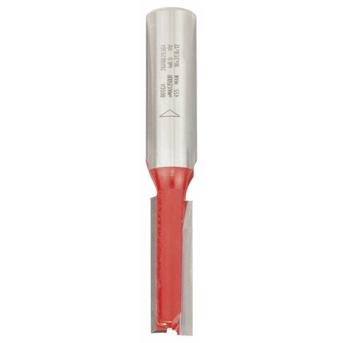 Bosch - Expert Serisi Ahşap İçin Çift Oluklu, Sert Metal Düz Freze Ucu 12*10*76 mm