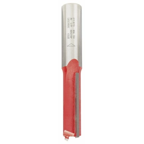 Bosch - Expert Serisi Ahşap İçin Çift Oluklu, Sert Metal Düz Freze Ucu 12*12*80 mm