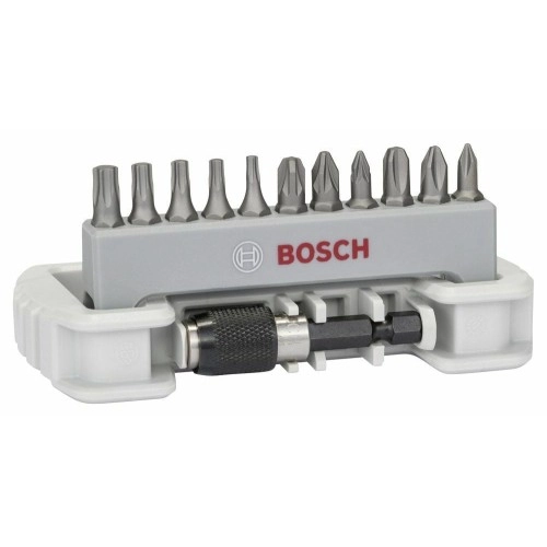 Bosch - 11 Parça ExtraHard Vidalama Ucu Seti + Hızlı Değiştirmeli Tutucu