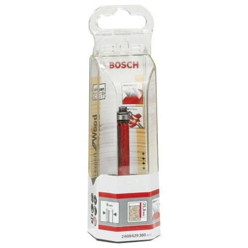 Bosch - Expert Serisi Laminant İçin Çift Oluklu, Sert Metal Altta Bilya Yataklı Freze Ucu 8*9,5*71,5 mm