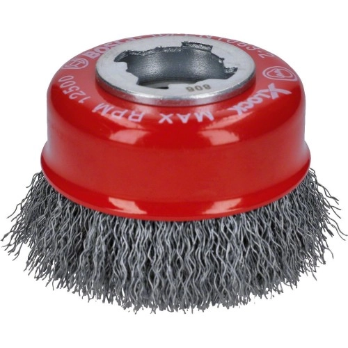 Bosch - X-LOCK - Clean Serisi Metal İçin Saçaklı Tel Fırça 75*0,3 mm