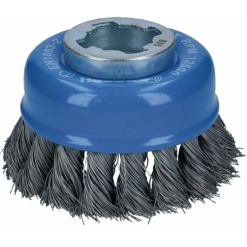 Bosch - X-LOCK - Heavy Serisi Metal İçin Burgulu Tel Fırça 75*0,35 mm