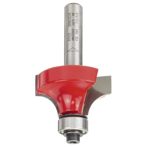 Bosch - Expert Serisi Ahşap İçin Çift Oluklu, Sert Metal Bilye Yataklı Yuvarlama Frezesi 8*9,5*60mm