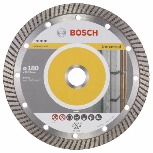Bosch - Best Serisi Genel Yapı Malzemeleri İçin Turbo Segmanlı Elmas Kesme Diski 180 mm