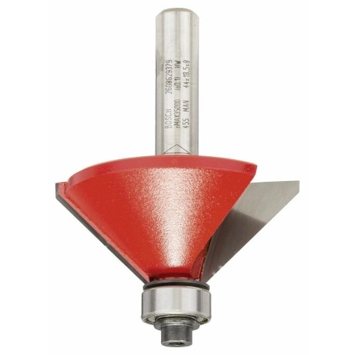 Bosch - Expert Serisi Ahşap İçin Çift Oluklu, Sert Metal Bilye Yataklı Pah Açma Frezesi 8*15,65*61 mm
