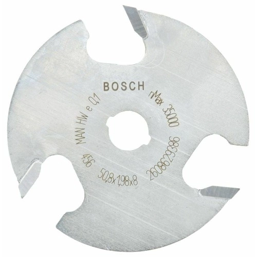 Bosch - Expert Serisi Ahşap İçin Üç Bıçaklı, Sert Metal Diskli Kanal Freze 8*50,8*2 mm