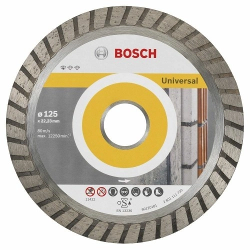 Bosch - Standard Seri Genel Yapı Malzemeleri İçin Turbo Segmanlı 9+1 Elmas Kesme Diski Set 125 mm