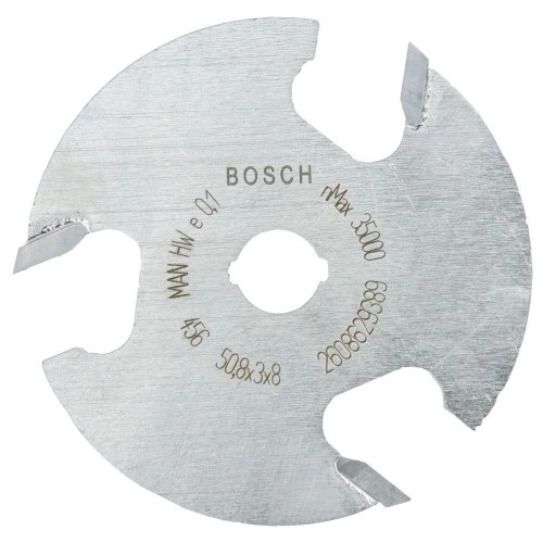Bosch - Expert Serisi Ahşap İçin Üç Bıçaklı, Sert Metal Diskli Kanal Freze 8*50,8*3 mm