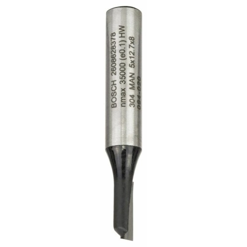 Bosch - Standard Seri Ahşap İçin Tek Oluklu, Sert Metal Düz Freze Ucu 8*5*51 mm