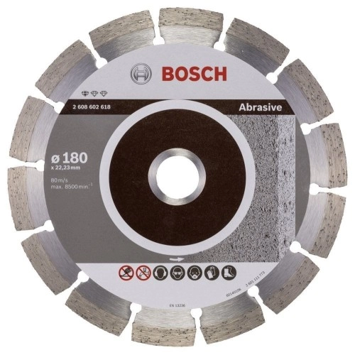 Bosch - Standard Seri Aşındırıcı Malzemeler İçin Elmas Kesme Diski 180 mm