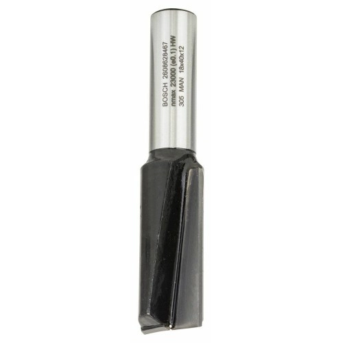 Bosch - Standard Seri Ahşap İçin Çift Oluklu, Sert Metal Ekstra Uzun Düz Freze Ucu 12*18*81mm