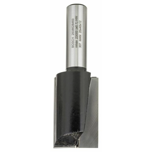 Bosch - Standard Seri Ahşap İçin Çift Oluklu, Sert Metal Ekstra Uzun Düz Freze Ucu 12*25*81mm