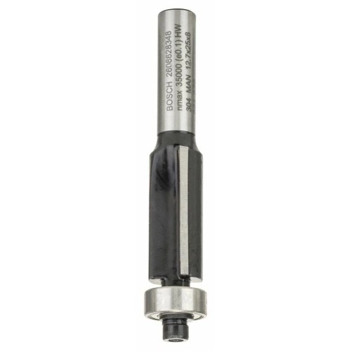 Bosch - Standard Seri Laminant İçin Çift Oluklu, Sert Metal Bilya Yataklı Freze Ucu 8*12,7*68 mm