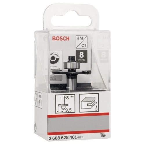 Bosch - Standard Seri Ahşap İçin Çift Oluklu, Sert Metal Bilya Yataklı Diskli Kanal Frezesi 8*32*3*51 mm