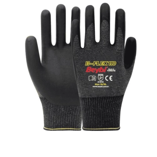Beybi B-Flex110 Likralı Nitril Eldiven No:10 - 144 Çift