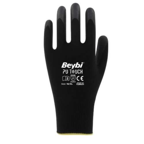 Pu Touch Poliüretan Kaplı Polyester Örme Eldiven No: 9 - 288 Çift