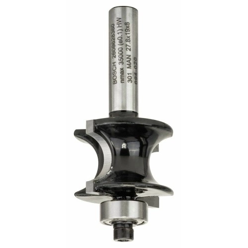 Bosch - Standard Seri Ahşap İçin Sert Metal Bilya Yataklı Yarım Çubuk Freze 8*19*63 mm