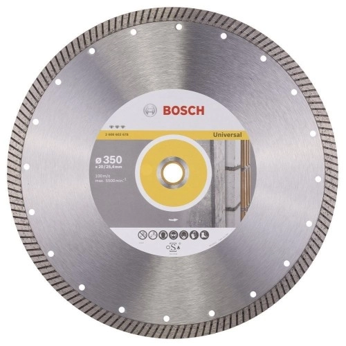 Bosch - Best Serisi Genel Yapı Malzemeleri İçin Turbo Segmanlı Elmas Kesme Diski 350 mm