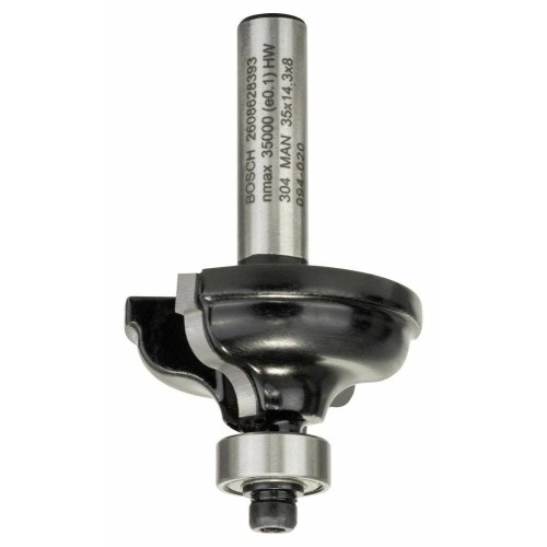 Bosch - Standard Seri Ahşap İçin Çift Oluklu Sert Metal Kenar Biçimlendirme Frezesi 8*11*57 mm