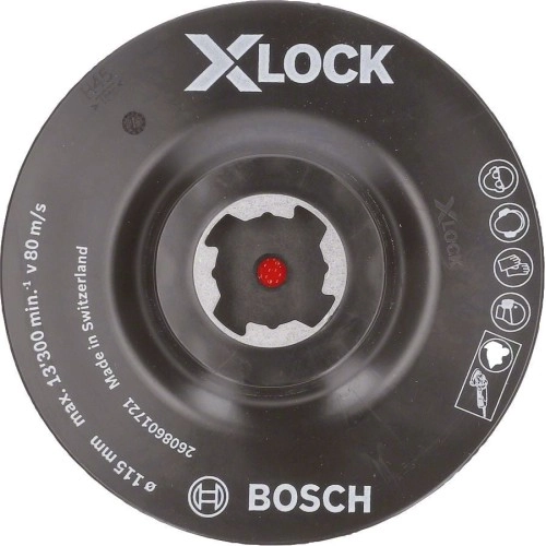 Bosch - X-LOCK - 115 mm M14 Kağıt Zımparalar için Taban