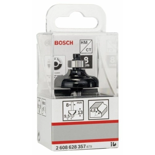 Bosch - Standard Seri Ahşap İçin Çift Oluklu Sert Metal Kenar Biçimlendirme Frezesi 8*31,8*54mm