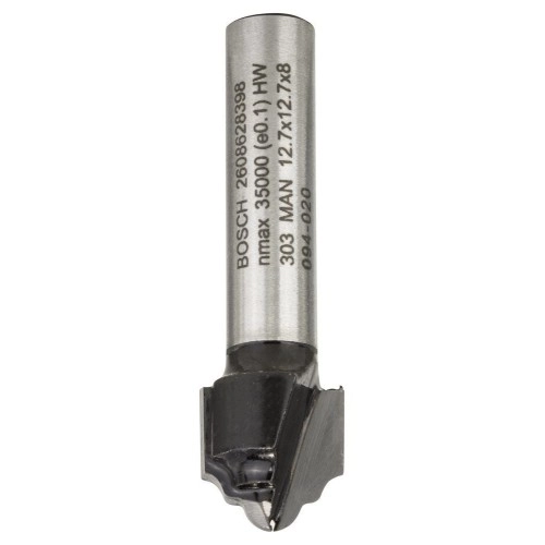 Bosch - Standard Seri Ahşap İçin Çift Oluklu Sert Metal Kenar Biçimlendirme Frezesi 8*12,7*46mm
