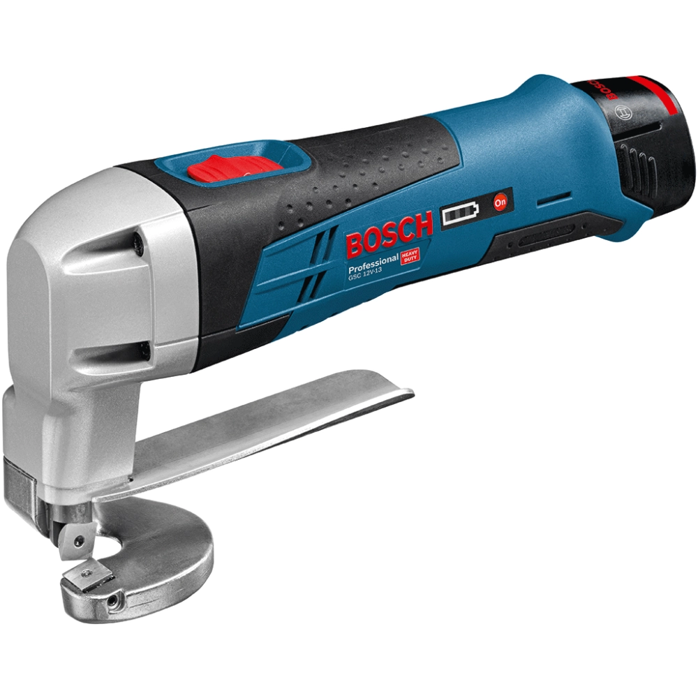 Bosch Professional GSC 12V-13 2 Ah Çift Akülü Sac Kesme Makinesi - L-boxx Çantalı