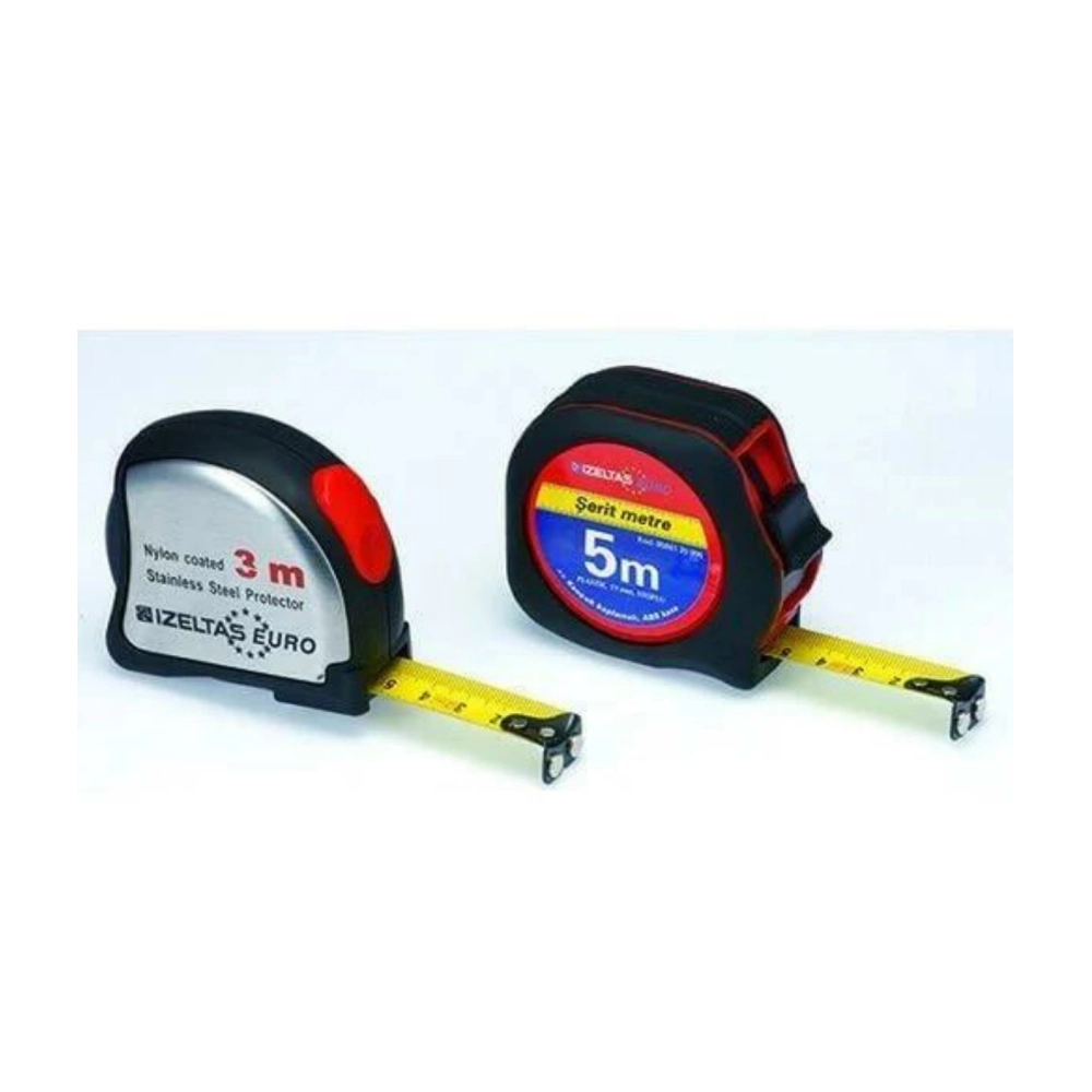 İzeltaş Crom Stoplu Şerit Metre 5 M