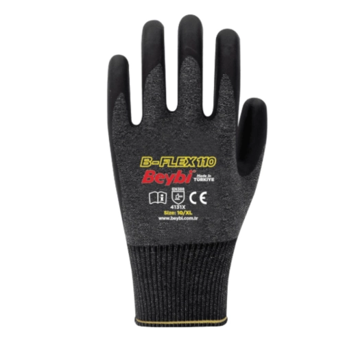Beybi B-Flex110 Likralı Nitril Eldiven No:9 - 144 Çift
