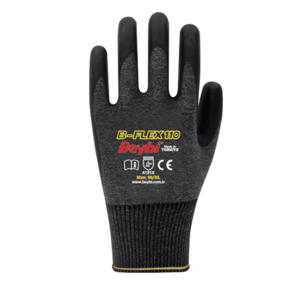 Beybi B-Flex110 Likralı Nitril Eldiven No:10 - 144 Çift