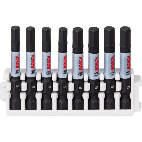 Bosch - Impact Control Serisi Vidalama Ucu 8'li H5x4/H6x4 *50mm