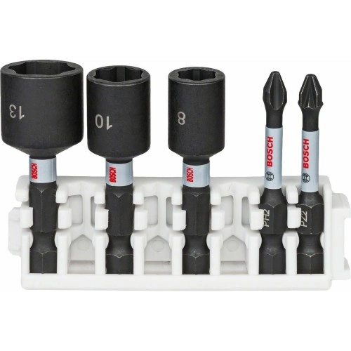 Bosch - Impact Control Serisi 5'li Lokma ve Uç Seti 8/10/13 mm PH2/PZ2 *50mm