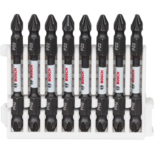 Bosch - Impact Control Serisi Çift Taraflı Vidalama Ucu 8'li PH2/PZ2 *65mm
