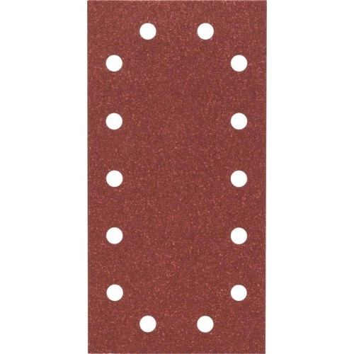 Bosch - Titreşimli Zımpara Kağıdı 10'lu, 115 x 230 mm 80 Kum 14 Delik