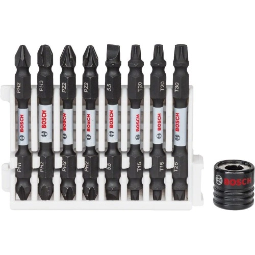 Bosch - Impact Control Serisi Çift Taraflı Vidalama Ucu 9'lu Set *65mm