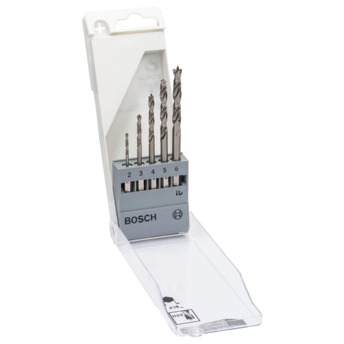 Bosch - Altıgen Şaftlı Ahşap Matkap Ucu Set 2-6 mm