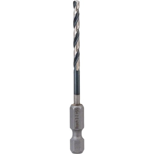 Bosch - Altıgen Şaftlı - Impact Control - HSS Metal Matkap Ucu 3,2*75mm